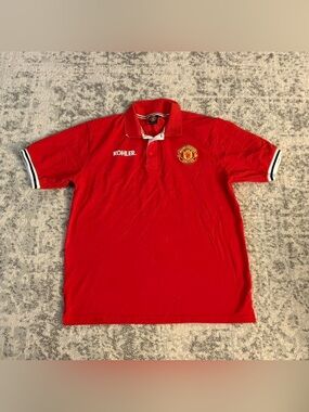 Manchester United Red Polo Shirt Size XL